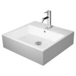 DURAVIT - Vero Air Umyvadlová mísa 50x47 cm, s přepadem, otvor pro baterii, bílá 2352500000