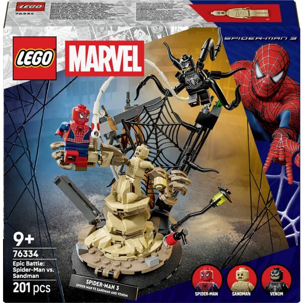 76334 LEGO® MARVEL SUPER HEROES Větší show: Spider Man vs. Sandman