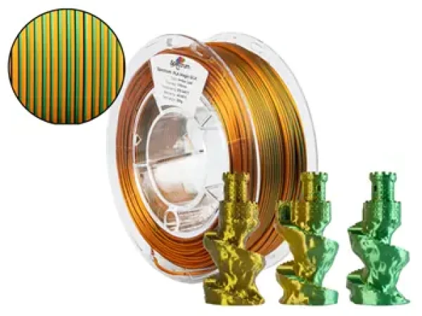 Spectrum PLA Magic Silk Amber Leaf / Tisková struna / 1,75 mm / 0,25 kg (81394)