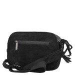 Semišová dámská crossbody kabelka Lory, černá