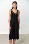 Vamp - Pohodlné dámské šaty – Syrah 18490 - Vamp black XL