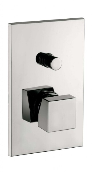 PAFFONI - Level Sprchová baterie pod omítku s přepínačem a tělesem, chrom LEC015CR