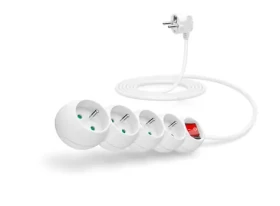 CONNECT IT prodlužovací kabel 230V 4 zásuvky 3 m s vypínačem bílá (CI-1287)