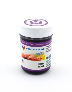 Gelová barva (Violet) fialová 35 g - Food Colours