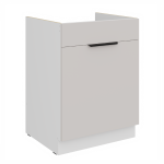 Spodní skříňka pod dřez Como 60 ZL 1S BB - Premium Box Barva korpusu: Bílá, Barva dvířek: Kašmír