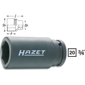 Hazet HAZET rázový nástrčný klíč 3/4 1000SLG-30