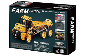 Kovová stavebnice farmářské auto 221 ks