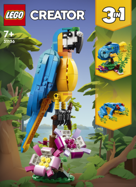 LEGO® Creator 3 v 1 31136 Exotický papoušek - LEGO® Creator