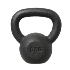 HMS KZG06 Litinový kettlebell 6 kg černý (5907695517781)