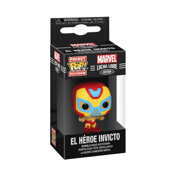 Funko POP Keychain: Marvel Luchadores - Iron Man (klíčenka)