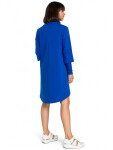 Asymetrické šaty s výstřihem královská modř EU XL model 15098417 - BeWear