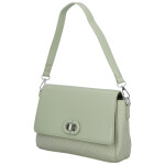 Elegantní dámská koženková kabelka na rameno Ciri, zelená