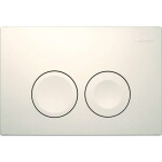 GEBERIT - Duofix Set předstěnové instalace, klozetu Alpha a sedátka, tlačítko Delta21, alpská bílá SANI11CD3140
