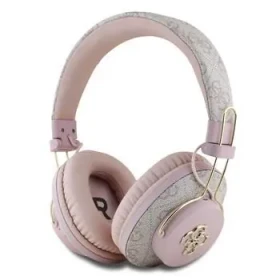 Guess PU 4G Metal Logo ENC Bezdrátová Sluchátka Pink (57983124139)