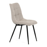 Jídelní židle, hnědá, látka, DCL-193 CAP2