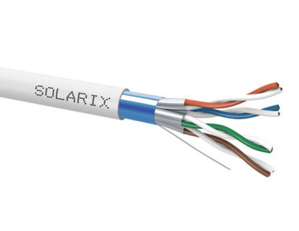 Solarix SXKD-6A-FFTP-LSOH FFTP, Cat 6A, drát, 500m