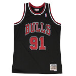 Mitchell & Ness Pánský dres Chicago Bulls NBA Dennis Rodman #91 Swingman - Černá Velikost: XL