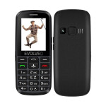 EVOLVEO EasyPhone EG + stojánek černá / 2.4" / SOS / Bluetooth / microSDHC (EP-550-EGB)