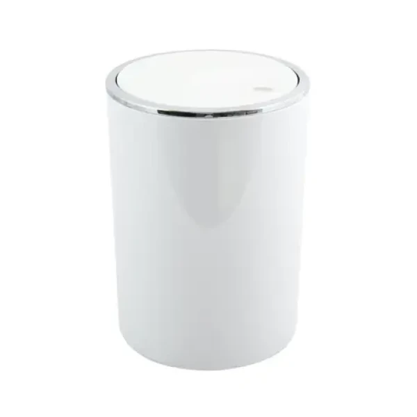 MSV KAMAKA výklopný odpadkový koš 6 L bílý / plast (3700703938699)