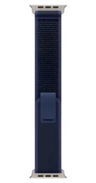 Apple Watch 49mm modrá S/M / Trailový tah řemínek / provedení z přírodního titanu (MXTT3ZM/A)