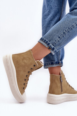 Dámské zateplené tenisky na zip Camel Big Star Velikost: 41