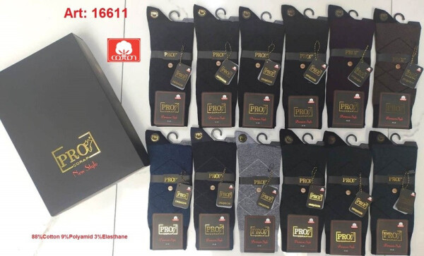 Pánské ponožky PRO 16611 41-44 MIX směs barev 41-44