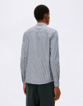 Armedangels Quaasa Stripe Longsleeve Shirt 3653 petrol velvet XL