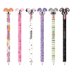 Colorino gumovatelné pero, Pejsci, 36 ks, modrá náplň, displej - 36ks