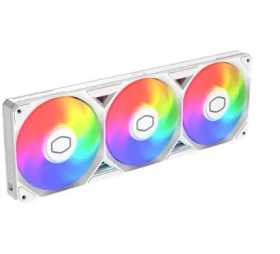 Cooler Master SickleFlow Edge 360 ARGB bílá / 3x 120mm / Loop Dynamic Bearing / 38.5 dB @ 2500 RPM / 190 CFM / ARGB (MFX-B2DW-25TP2-R1)