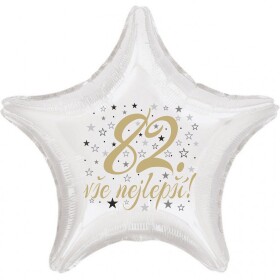 82. narozeniny balónek hvězda Balonky.cz 82. narozeniny balónek hvězda Balonky.cz
