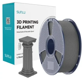 Sunlu PLA High-Speed Marble Betonově šedá / struna pro 3D tiskárnu / PLA / vysokorychlostní tisk / 1.75mm / 1kg (PLA H-S Mar AC)