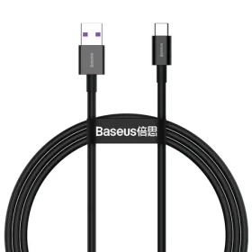 Baseus CATYS-01 kabel USB-A na USB-C 1m černá / 66W / 6A (CATYS-01)
