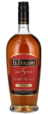 El Dorado Cask Aged Demerara Rum 5y 40% 0,7 l (holá lahev)