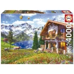 EDUCA Puzzle Chata v Alpách