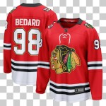 Fanatics Pánský dres Connor Bedard #98 Chicago Blackhawks NHL Centennial Home Breakaway Jersey Velikost: L