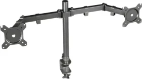 Trust GXT 1120 Mara Dual černá / Držák pro 2 monitory / VESA 75x75-100x100 / do 32" / nosnost 16 kg (23941)