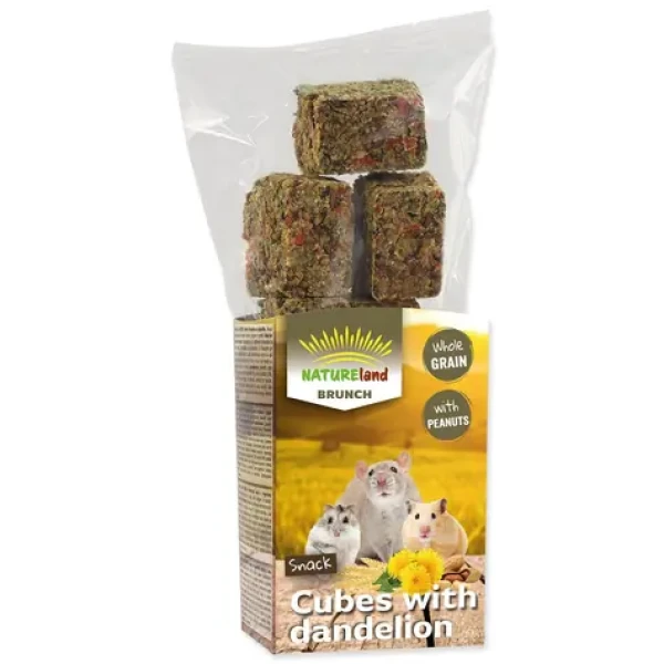 Nature Land Pochoutka Brunch celozrnné kostky s pampeliškou 90g (905-12153)