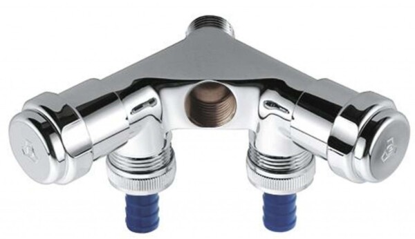 GROHE - Eggemann Originální WAS dvojitý ventil jednoduchý, chrom 41020000