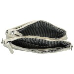 Stylová malá crossbody kabelka Perlla new, krémová