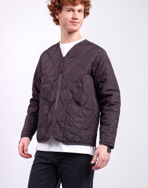 Taion Unisex Military W-Zip V-Neck Down Jacket D.CHOCO S