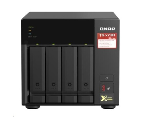 QNAP TS-473A-8G (4C/Ryzen V1500B/2,2GHz/8GBRAM/4xSATA/2xM.2/2x2,5GbE/3xUSB3.2/2xPCIe) EDF_1145545