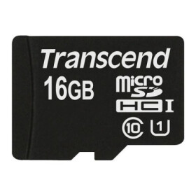 TRANSCEND MicroSDHC karta 16GB Premium, Class 10 UHS-I 300x, bez adaptéru EDF_325415