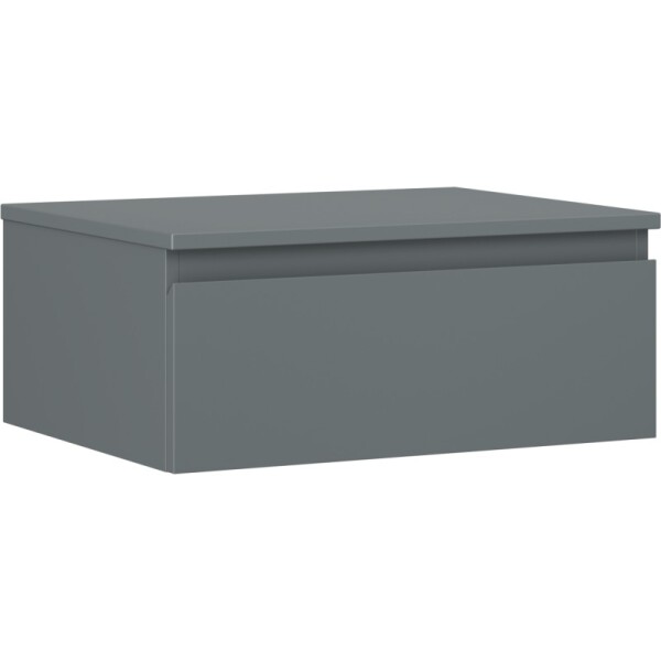 MEXEN/S - Orio koupelnová skříňka pod umyvadlo 60 cm s deskou, 1 šuplík, grafit mat 91A10-06023-1-BFC66