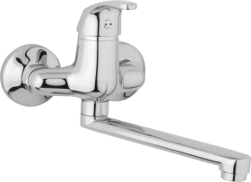 JB Sanitary Nástěnná dřezová a umyvadlová baterie SLIM, rozteč 100 mm, ramínko 300 mm A10 30 10