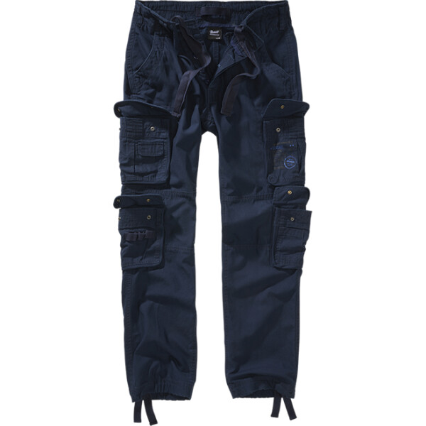 Brandit Kalhoty Pure Slim Fit Trouser navy L