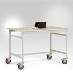 Manuflex LD1113.6011 ESD ESD pracovní stůl UNIDESK s kaučuk deska, rezedově zelená RAL 6011, Šxhxv = 2000 x 800 x 720-73