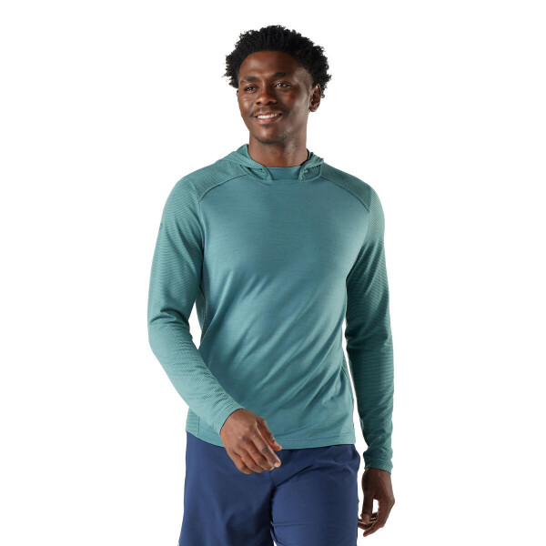 SMARTWOOL Mens Active Mesh Hoodie, Dusty Teal (vzorek) velikost: M
