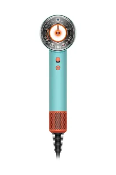 Dyson HD07 Supersonic modrá-oranžová / Fén na vlasy / 1600 W / 3 teploty / 3 rychlosti / kabel 2.6m (515276-01)