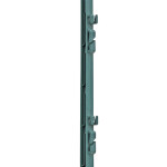 Plastový sloupek pro elektrický ohradník, délka 157 cm, 12 oček, zelený