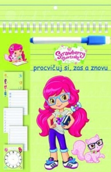 Stíratelné listy Procvičuj si zas znovu Strawberry